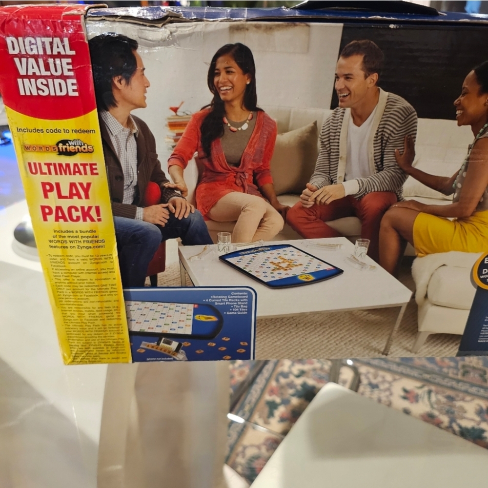 Hasbro Words With Friends Board Game - Picture 3 of 5